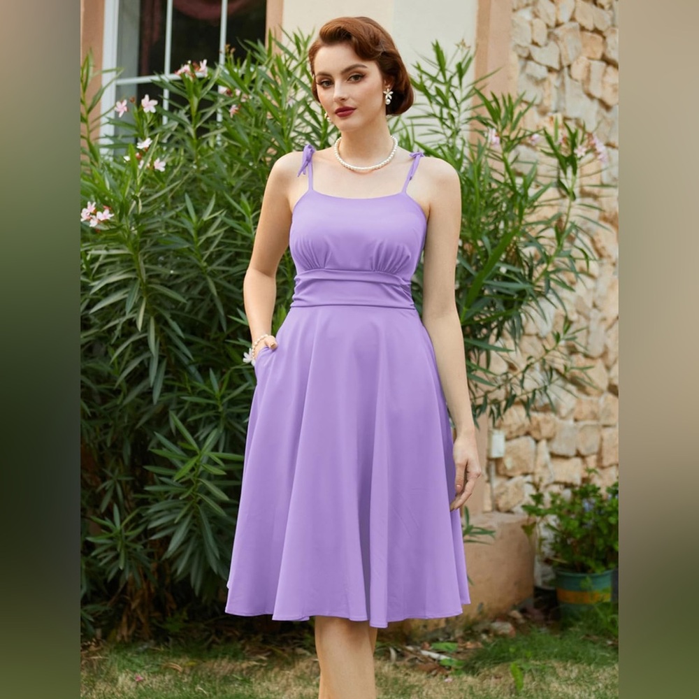 Belle Poque 2024 Dresses Spaghetti Strap Cute Casual Dress with Pockets2